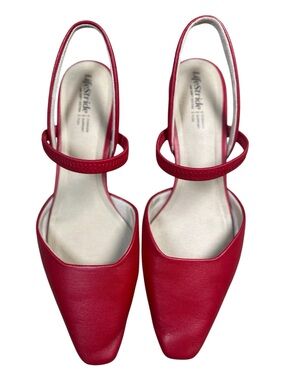 Life Stride Block Heel Dress Shoes Red Size 11